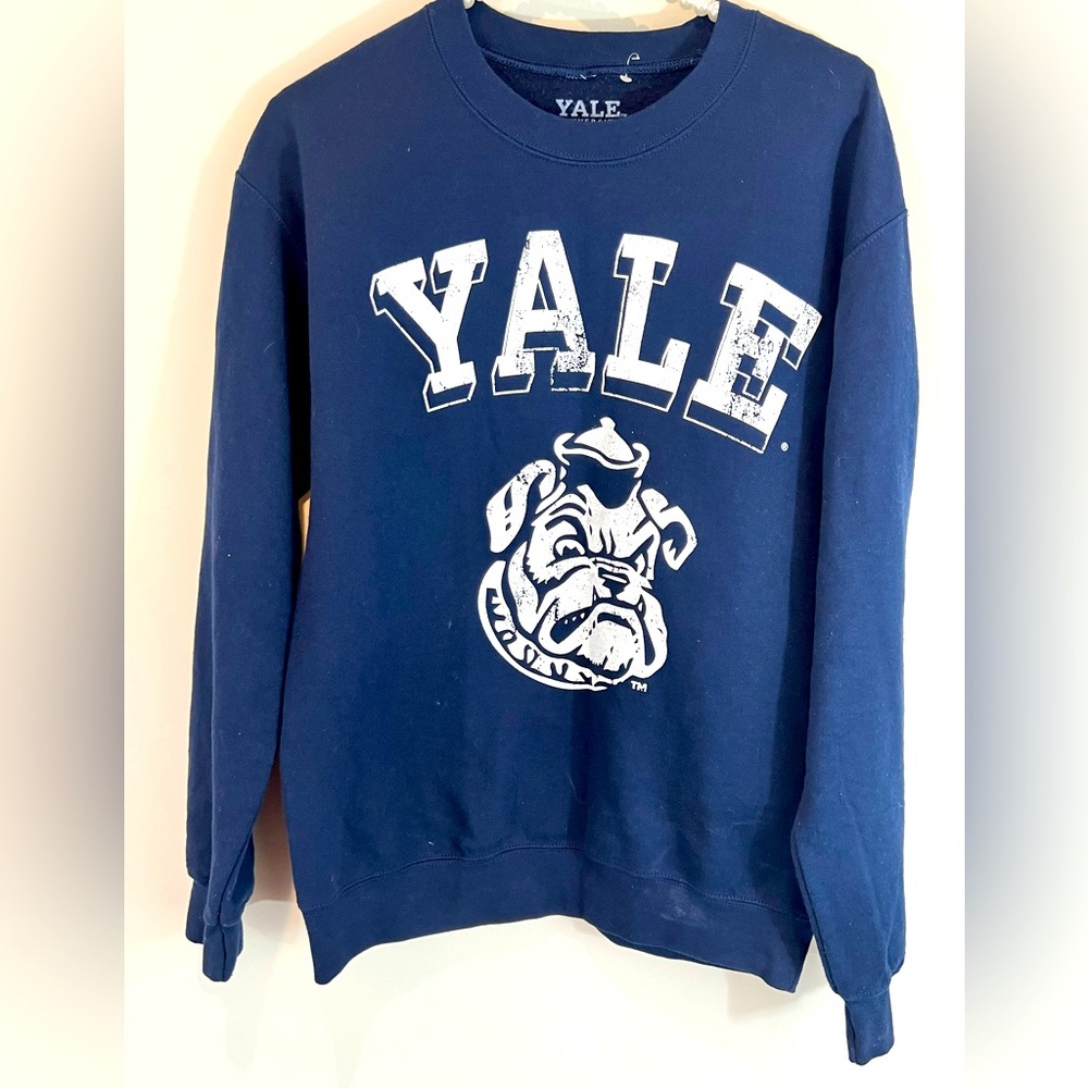 Yale University Unisex Small Navy Sweatshirt